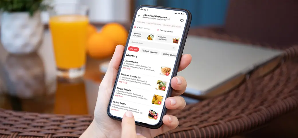 Digital Menu Ordering