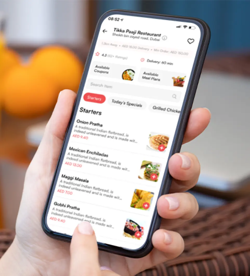 Digital Menu Ordering